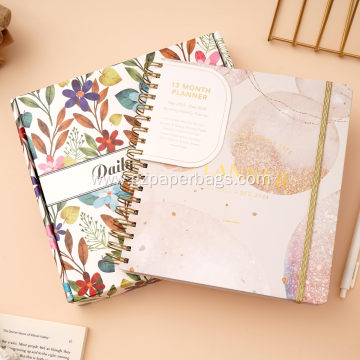 Custom Hardcover Weekly and Monthly Goal Planner Notebook